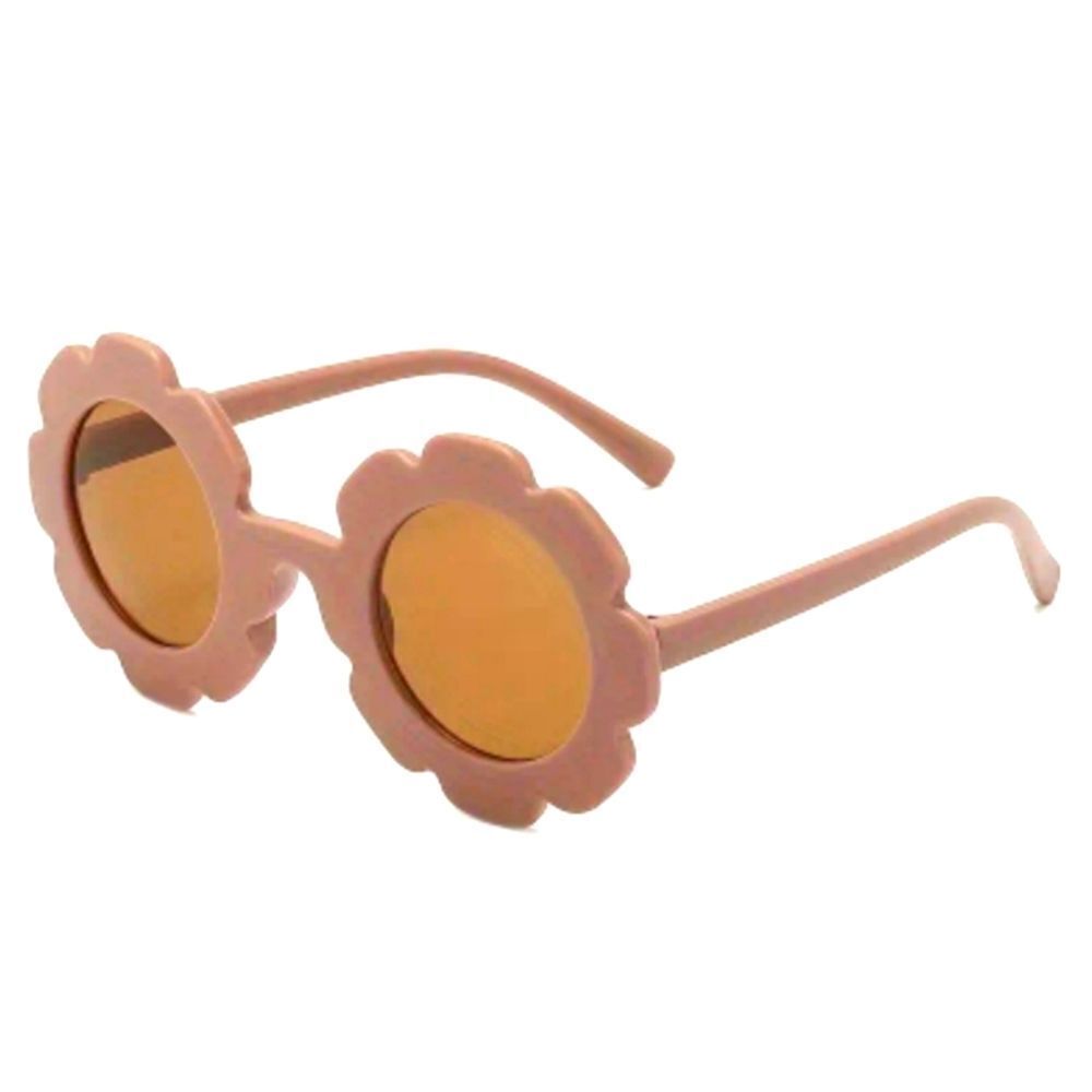 Girls Flower Sunglasses Blush Pink For Kids
